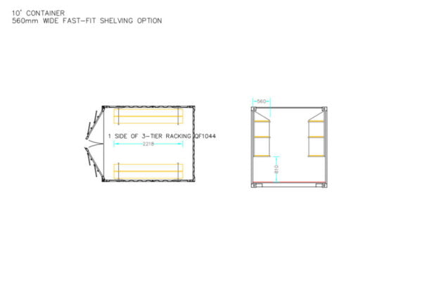 FASTFIT THREE TIER RACKING (SINGLE BAY)